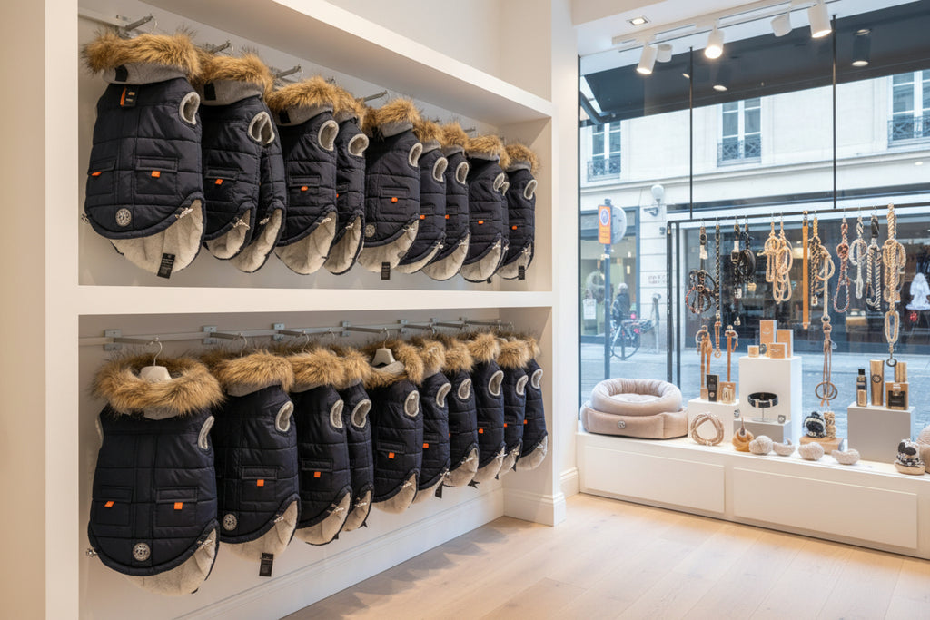 Dog Winter Sailor Parka - Navy