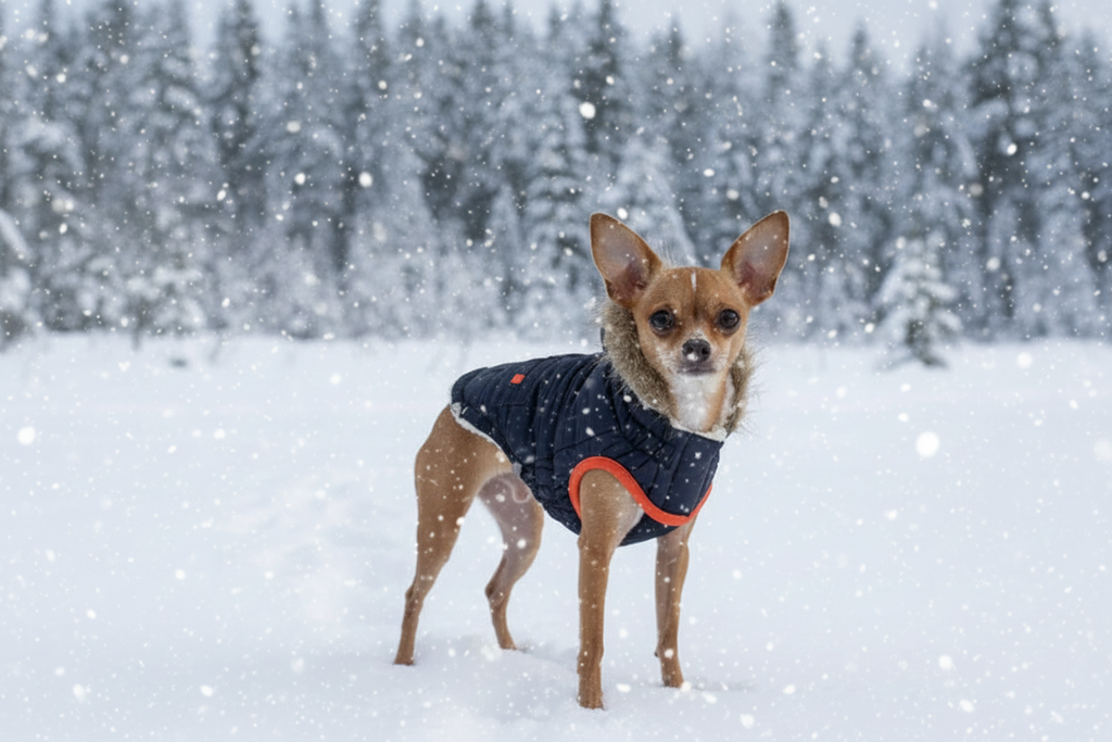 Dog Winter Sailor Parka - Navy