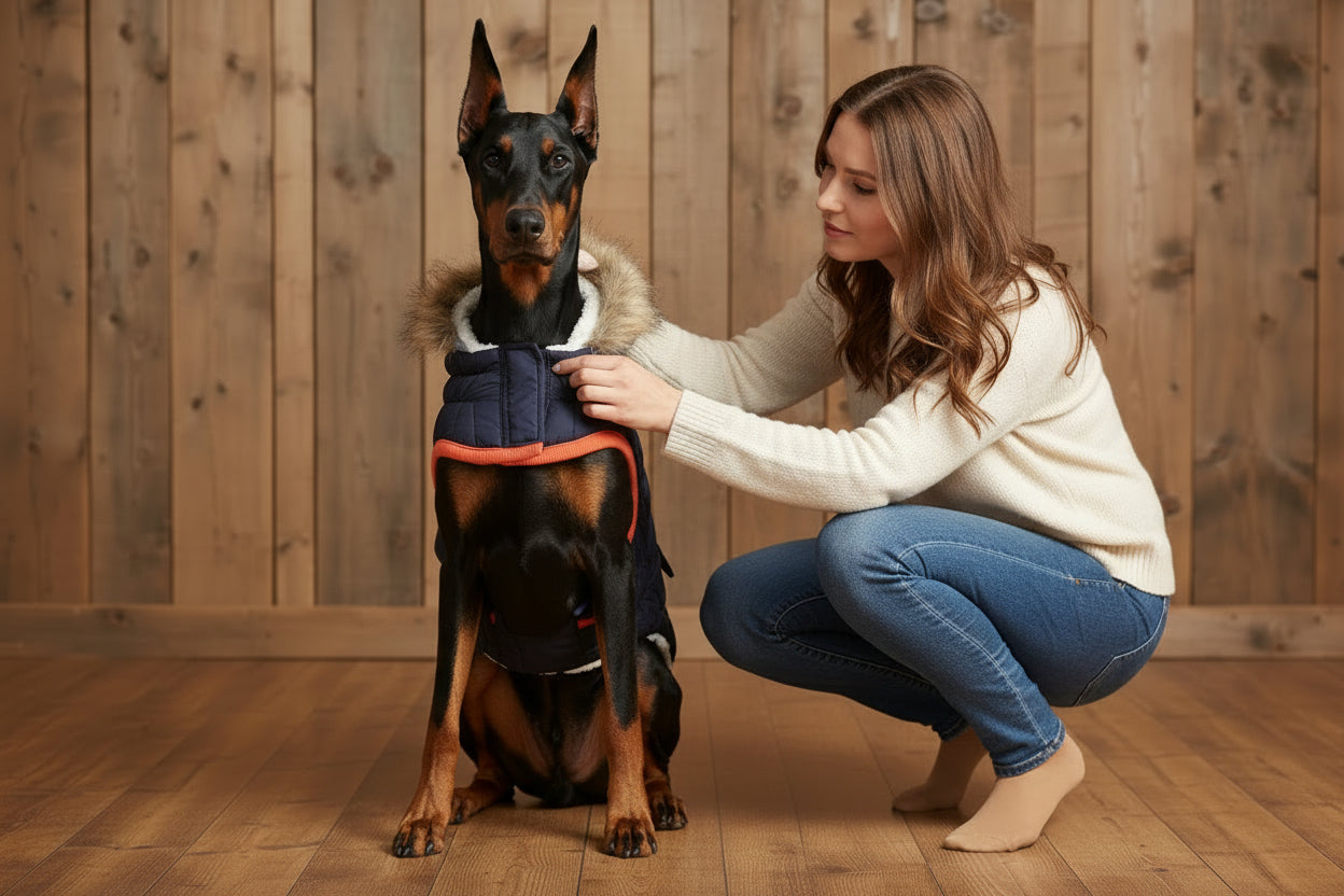 Dog Winter Sailor Parka - Navy