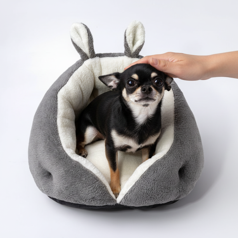 BUNNY EAR DESIGN PET BED