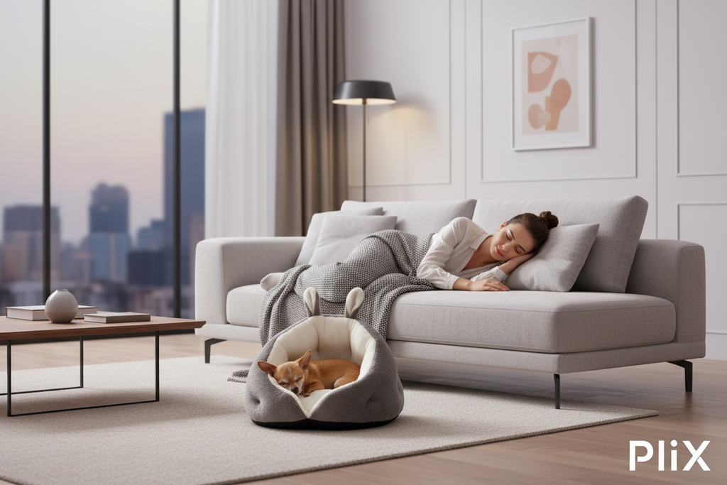 BUNNY EAR DESIGN PET BED